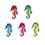In Stock Metal Seahorse Pendant Wall Art Seahorse Hanging for Home Garden Decor