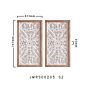 Innova Shabby Chic Rustic Handicrafts Farmhouse Nature Wood Carving Mdf Wall Decor Hanging Panels Hand Carved Wood Wall Art