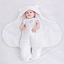 Ins Baby Swaddle Wrap Warm Soft Plush Baby Cotton Stroller Baby Sleeping Bag