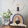 Ins Decoration Nordic Style Home Children's Room Decoration Pendant Woven Rainbow Hanging Wall Decoration