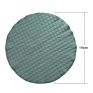 Ins Diamond Quilted round Shape Non-Toxic Baby Padded Play Mat for Kids Baby