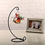 Iron Wedding Candle Holder Moroccan Candlestick Glass Ball Hanging Bracket Stand Dh3988
