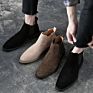 Leather men chelsea  boots
