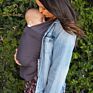 Jambear Eco-Friendly Baby Carrier Organic Bamboo Material Infant Stretch Wrap Ring Sling Baby Carrier Baby Wrap Sling Carrier