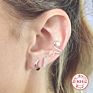 Jewelry 925 Sterling Silver Plain Simplist Hoop Earrings Dainty Silver Earring