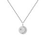 Jewelry Moon and Star Necklace Silver 925 Sparkle Cz Gold Necklace for Women