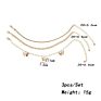 Jewelry Multilayer Butterfly Anklet Snake Chain Ankle Bracelet Gold Plated Anklets Women