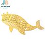 Jiabo Folk Crafts Brass Laser Cut Cute Book Marks Metal Animals Fish Bookmarks