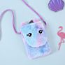 Kawaii Plush Unicorn Coin Purse Soft Fur Children Girl Makeup Bag Phone Bag Cute Shoulder Bag