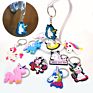 Keychain Cute Rainbow Unicorn Cartoon Key Holder Key Rings Gift for Girl Women Bag Pendant Accessories Jewelry