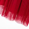 Kids Clothing Girls Christmas Red Short Sleeve Dress Children Year Holiday Party Dresses Shiny Stars Pattern Velvet Tulle