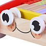 Kids Toys Multifunctional Educational Toys Wooden Roll Cart Toy Baby Walker