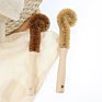 Kitchen Accessories Natural Wood Bamboo Handle Bottle Brush Kitchen Cleaning Vegetable Coco Sisal Dish Brush