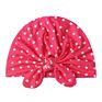 Knotted Polka Dot Baby Headwraps Turban Hat Babies Accessories Born Baby Hair Bands Girls Headband Organic