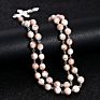 Komi Sell Rosary Glass Beads Necklaces Jesus Virgin Mary Catholic Religious Rosary Necklace for Pary