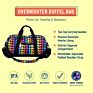 Ladies Modern Novel Design Strap Beach Gym Bag Full Embossed Duffle Bag Pattern Logo