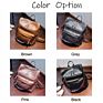 Large Capacity Waterproof Pu Bag Lady Student Crossbody Shoulder Bag Backpack Leisure Soft Leather Bag Retro Backpack