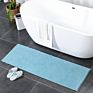 Large Size Print Bathtub Side Rug Short Pile Thin Chenille Bathroom Bath Mat