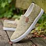 Latest Lightweight Casual Canvas Flat Shoes Men Slip-On Loafers Board Shoes