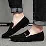 Lazy Slip-On Leather Sneakers Men Drving Shoes Casual Men Loafer