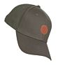 Leather Patch Leather Strap High Profile Men's Baseball Cap and Hat