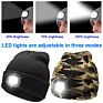 Led Beanie Hat with Light Gifts for Night Running Men Women Usb Rechargeable Caps