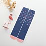 Little Girls Tube Long Cartoon Dress Socks Stripes Flamingo Cotton Kids Knee High Stockings