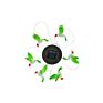 Ljjzh39 Outdoor Yard Garden Light Solar Powered Waterproof Bird Butterfly Hanging Wind Chime Colorful Led Landscape Lawn Lamp