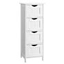 Locker Corner Wood Made in White with Drawers European Style Living Room Cabinet Interior Storage Modern Furniture Color F