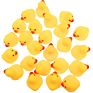 Lot Baby Bath Water Duck Toy Sounds Tiny Mini Yellow Rubber Ducks Bath Toy