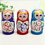 Lovely Russian Nesting Matryoshka 5-Piece Wooden Doll Set Wooden Doll Hand Painted Doll Toy