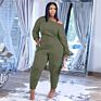 Lowest Price Solid Color off Shoulder Loose One Piece Jumpsuits Fall Jumpsuits Long Sleeve Jumpsuit for Women