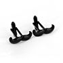 Luxury Black Mini Beard Cufflinks for Men Gentleman Men's French Shirts Cuff Link Cute Mustache Cufflink