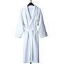 Luxury Cotton Waffle Bath Robe Hotel Bathrobe 100% Cotton Kimono Robe Unisex