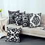 Luxury Embroidery Cushion Cover Linen Cotton Boho Cushion Cover for Home Decor