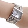 Luxury Ipg Gold Chain Women Bracelet Watch Square Diamond Ladies Stainless Steel Wristwatches Relojes Mujer