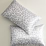 Luxury Queen Size Leopard Print Satin Pillow Covers with Envelope Closure