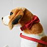 Luxury Red round Dots Dog Collar and Leashes Bow Tie Dog Cat Necklace with Metal Buckle for Pet Gifts