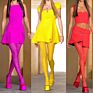 Luxury Satin Pumps Women Bold Block Heel Shoes Double Platform High Heels