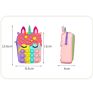 Lzh Children Baby Kids Unicorn Cartoon Bag Girls Outing Bag Girls Cute Small Messenger Bag