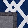 Machine Made Jacquard Geometric Pattern Rugs in Living Room