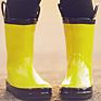 Made Children Waterproof Shoes Kids Cowboy Yellow Color Rain Boots