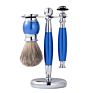 Man Safety Razor Set with Shave Brush and Razor Stand