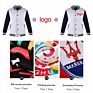 Men Unisex Button down College Letterman Bomber Jackets Baseball Varsity Jacket