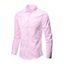 Men's Dress Shirts Long Sleeve Button Formal Shirt Casual Business Slim Fit Shirts Wm269