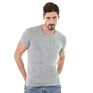 Mens Muscle Slim Fit Cotton Blank Gym T Shirt