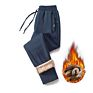 Men's plus Size Casual Thickened Sherpa Lined Pants Running Jogging Sweatpants