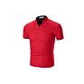 Men's Slim Solid Color Stand Collar Polo T-Shirts