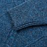 Men's Solid Color 100% Wool Cable Stitch Tops Casual Crew Neck Knitted Pullover Sweaters