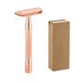 Mens Straight Blades Safety Razor Brass Stainless Steel Double Edge Shaving Razor